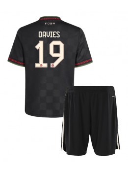 Billige Bayern Munich Alphonso Davies #19 Tredjedraktsett Barn 2025-26 Kortermet (+ Korte bukser)